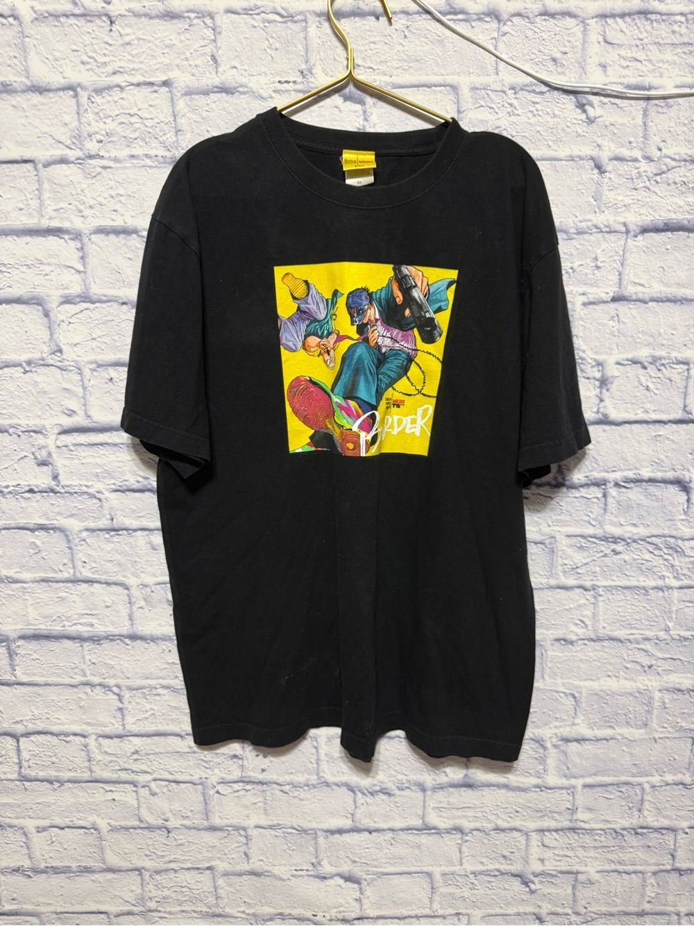 Sakamoto Days x WurtS Tee with WurtS Black T Shirt Shirt Hard To Find size XL